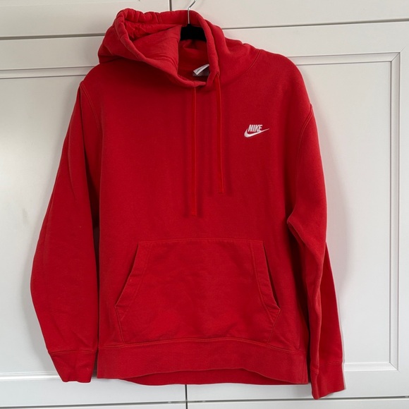 Nike Other - NIKE Sportswear Club Fleece Pullover Hoodie #UniversityRed Size L NWOT
